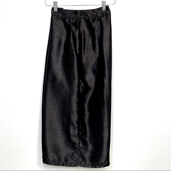 Keepsake the Label Black Wide Leg Cropped Palazzo Pants Back Zip Lined Size S - Picture 10 of 16